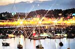 Torquay harbour at night